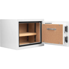 Barska 0.75 Cu. ft Biometric Fireproof Security Safe, White