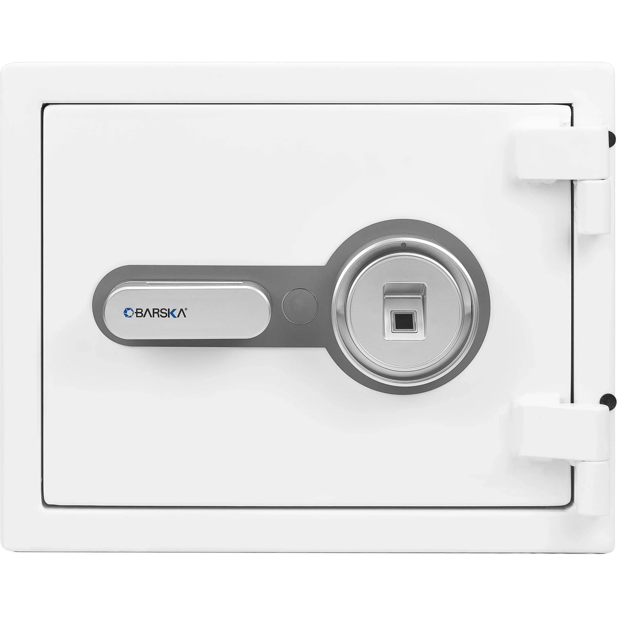 Barska 0.75 Cu. ft Biometric Fireproof Security Safe, White