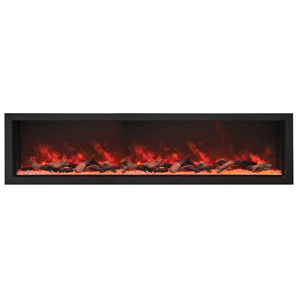 Amantii Panorama Deep Extra Tall 40 Inch Indoor Outdoor Electric Fireplace