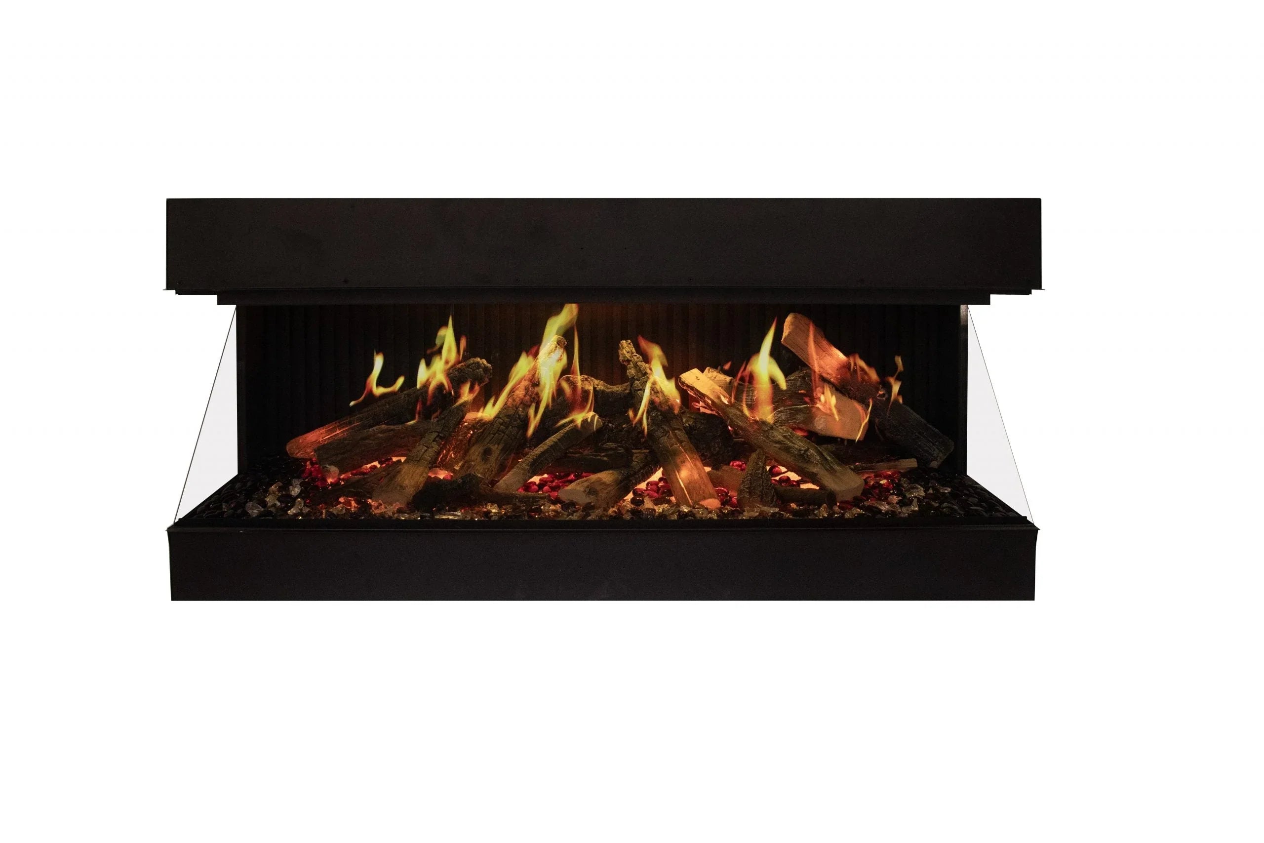 Amantii Signature MultiView Holo 55" 3-Sided Indoor Electric Fireplace - Green Vista Living