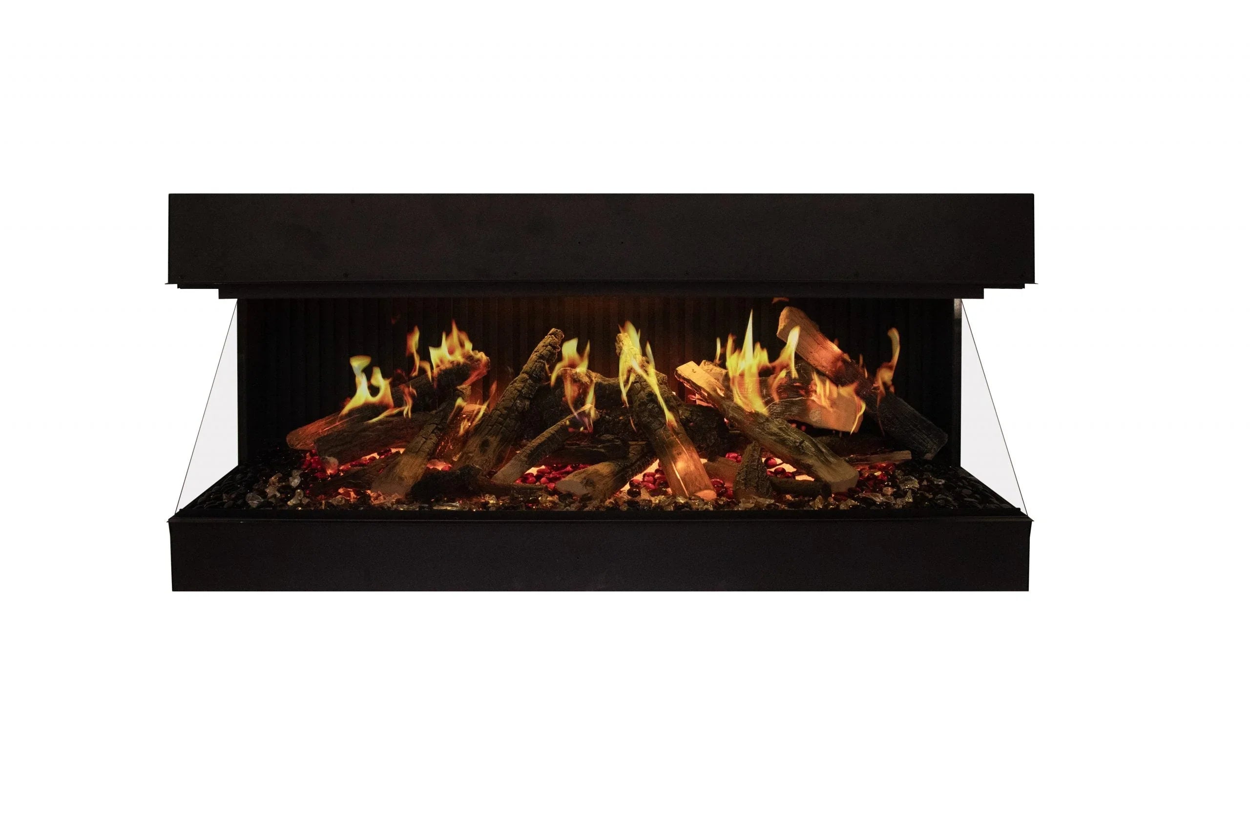 Amantii Signature MultiView Holo 55" 3-Sided Indoor Electric Fireplace - Green Vista Living