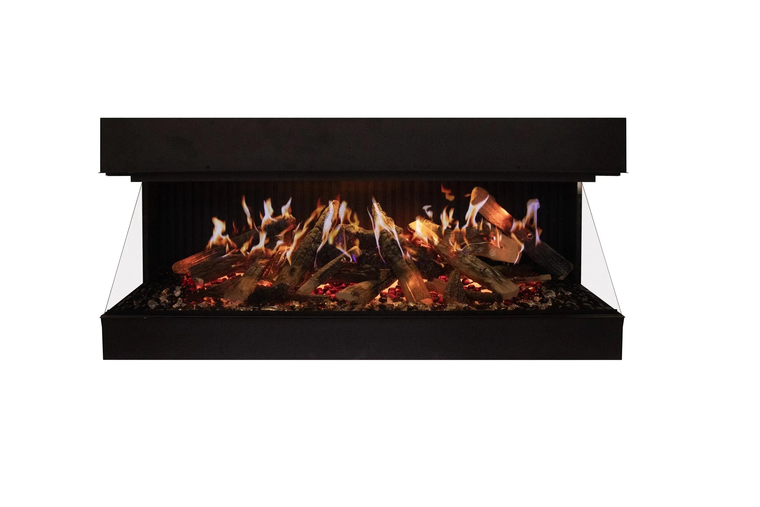 Amantii Signature MultiView Holo 55" 3-Sided Indoor Electric Fireplace - Green Vista Living