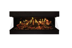 Amantii Signature MultiView Holo 55" 3-Sided Indoor Electric Fireplace - Green Vista Living
