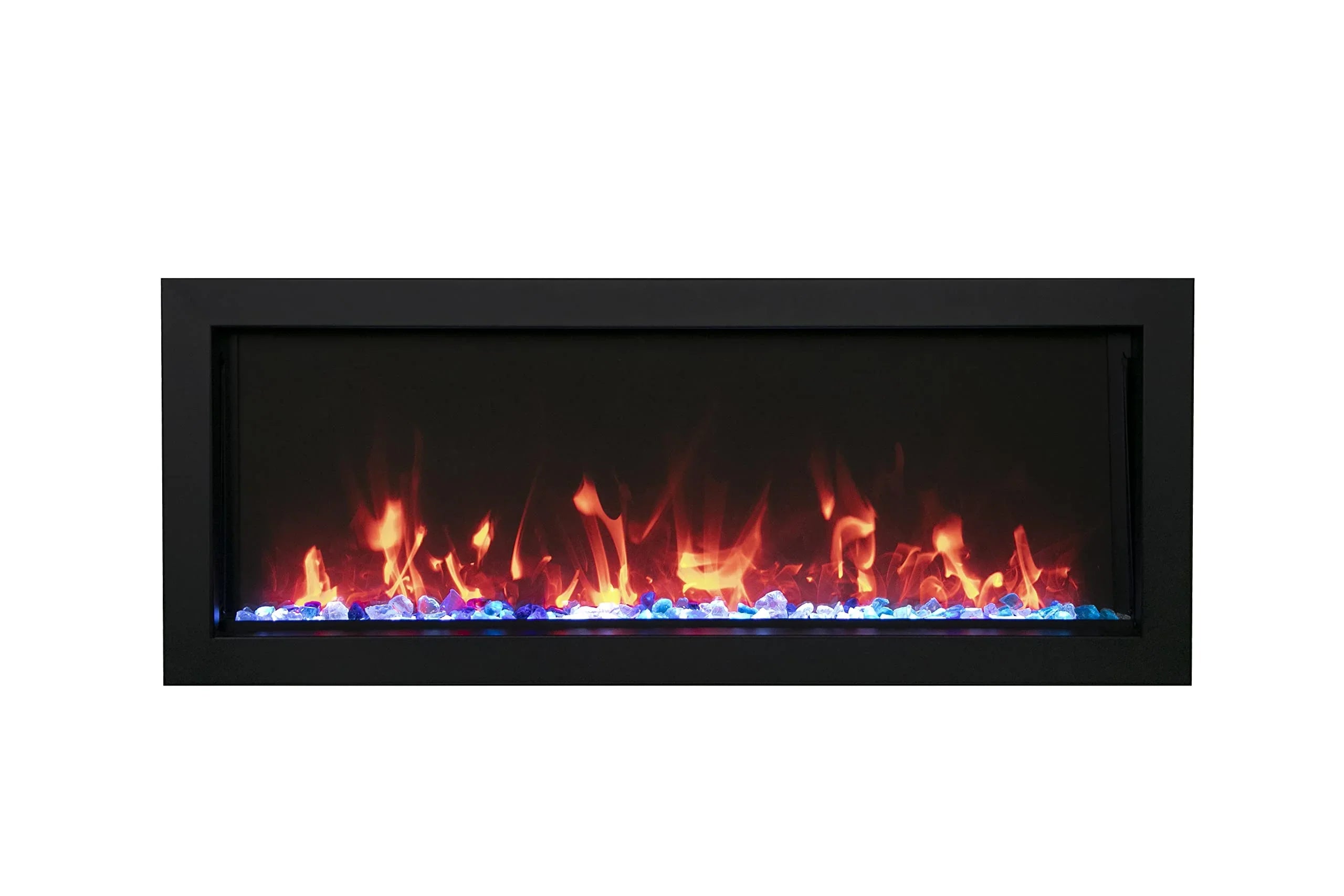 Remii 102735-XS Extra Slim 35 inch Built-in Indoor Outdoor Electric Fireplace - Green Vista Living
