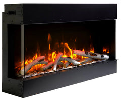 Remii 40-BAY-SLIM Indoor/Outdoor 40 inch 3 Sided Electric Fireplace - Green Vista Living