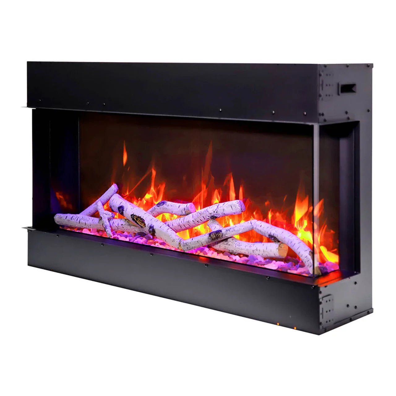 Remii 40-BAY-SLIM Indoor/Outdoor 40 inch 3 Sided Electric Fireplace - Green Vista Living