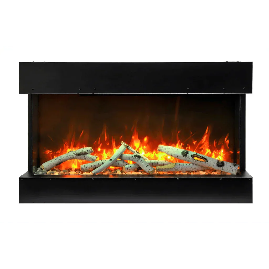 Remii 40-BAY-SLIM Indoor/Outdoor 40 inch 3 Sided Electric Fireplace - Green Vista Living