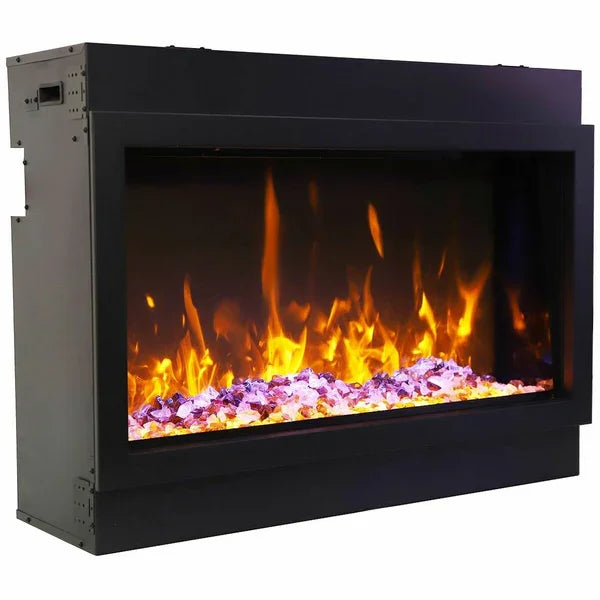 Remi Extra Tall 45 Inch Indoor / Outdoor Built-in Electric Fireplace - Green Vista Living