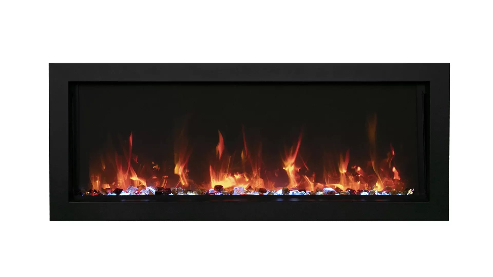 Remi Extra Tall 45 Inch Indoor / Outdoor Built-in Electric Fireplace - Green Vista Living
