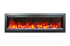 Remi Extra Tall 45 Inch Indoor / Outdoor Electric Fireplace - Green Vista Living