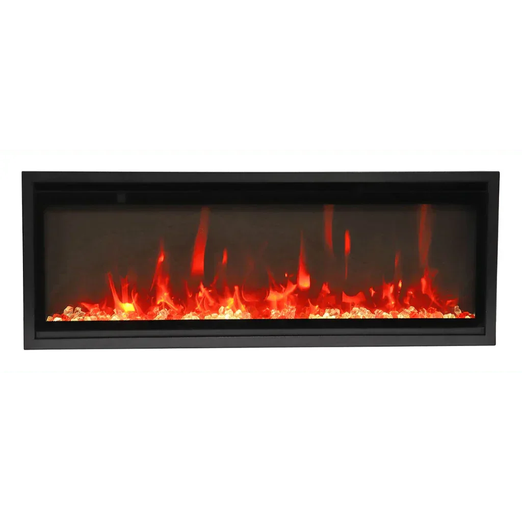 Remi Extra Tall 45 Inch Indoor / Outdoor Electric Fireplace - Green Vista Living