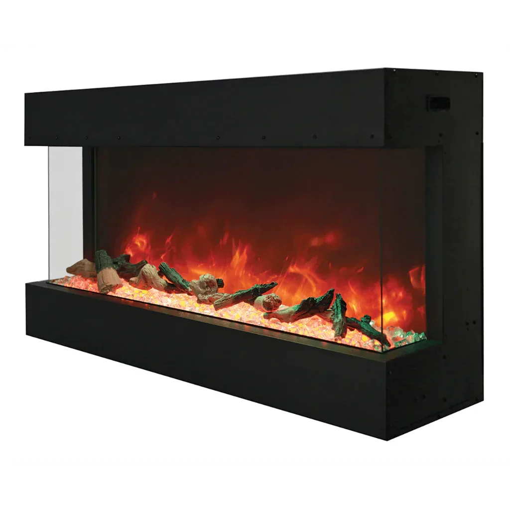 Remii 60-BAY-SLIM Indoor/Outdoor 60 inch 3 Sided Electric Fireplace - Green Vista Living
