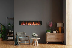 Remii 102765-XS Extra Slim 65 inch Built-in Indoor Outdoor Electric Fireplace - Green Vista Living