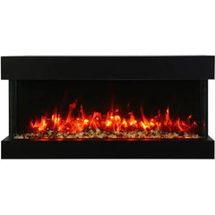 Remii 72-BAY-SLIM Indoor/Outdoor 72 inch 3 Sided Electric Fireplace - Green Vista Living