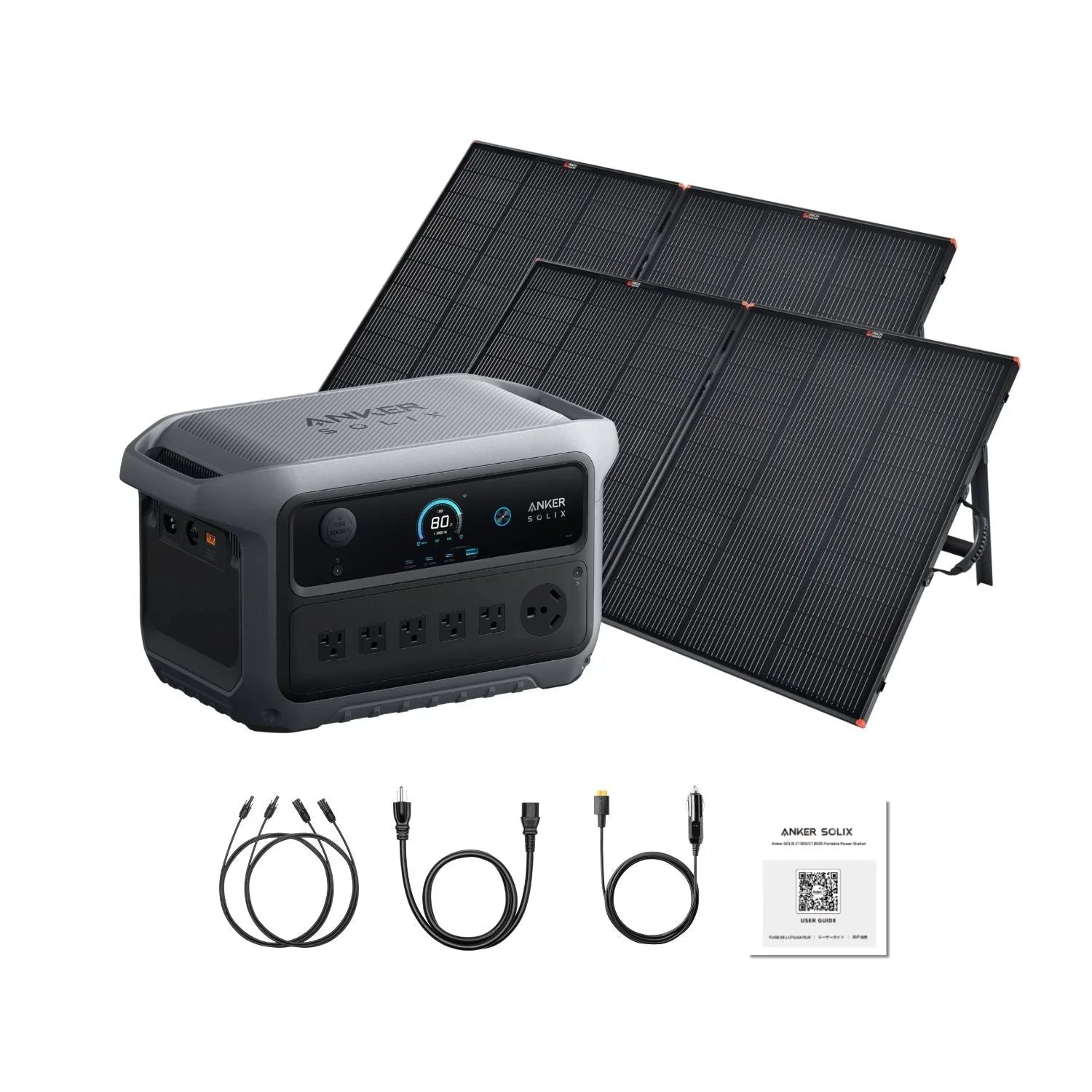 Anker SOLIX C2000 Gen 2 Portable Power Station | 2048Wh | 2400W | 800W Solar Input - Green Vista Living