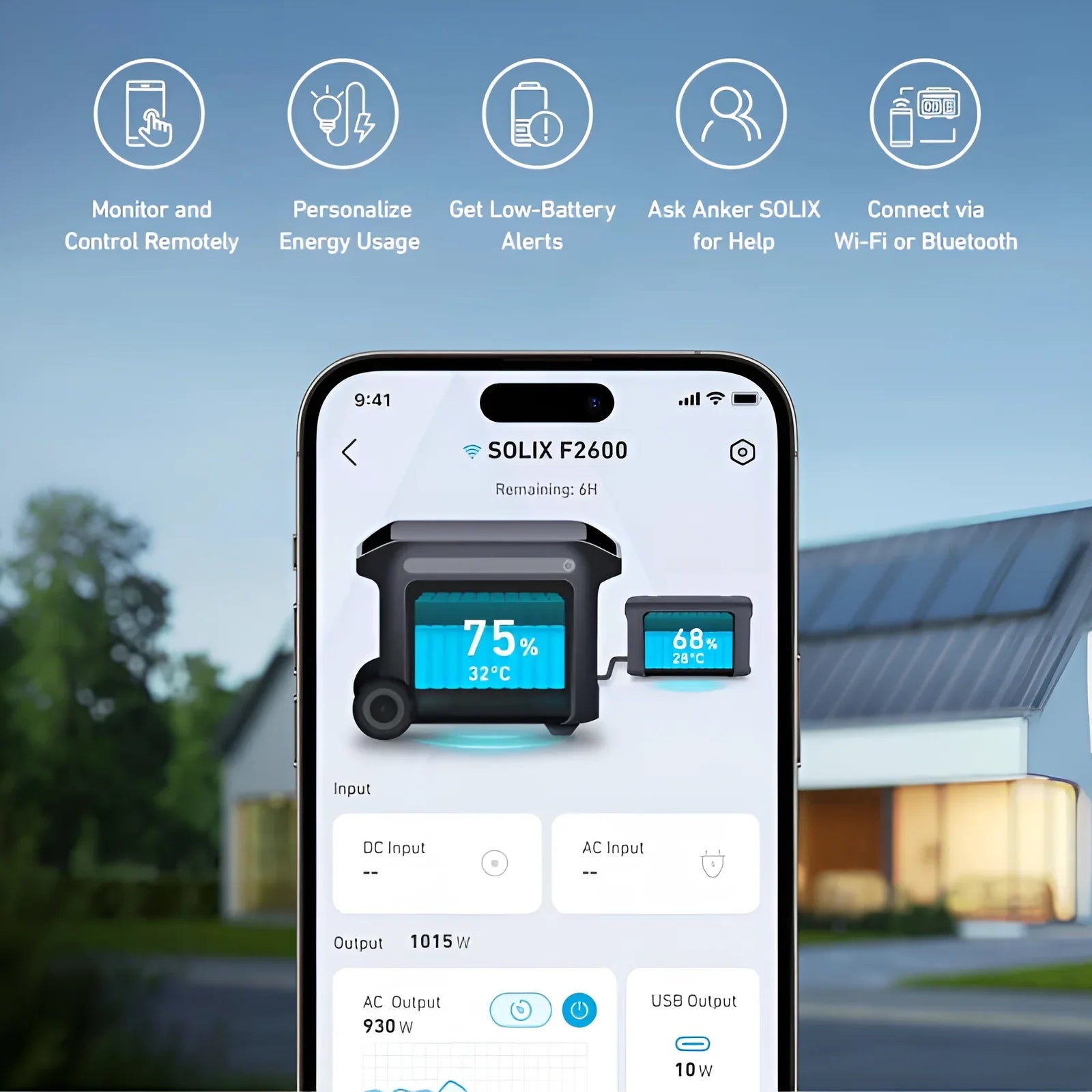 Anker SOLIX F2600 Portable Power Station 2560Wh｜2400W - Green Vista Living