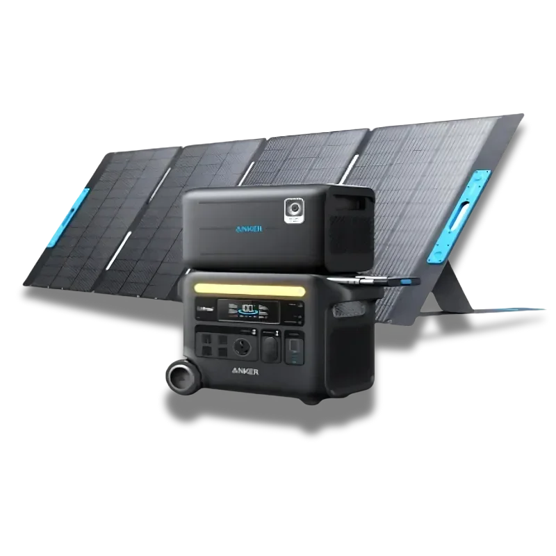 Anker SOLIX F2600 Solar Generator + BP2600 Expansion Battery - Green Vista Living