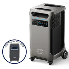 Anker SOLIX F3800 Plus Portable Power Station (With a Free Anker SOLIX F3800 Plus Protective Cover Bag) Anker