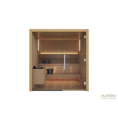 Auroom Libera Glass Cabin Sauna Kit - Green Vista Living