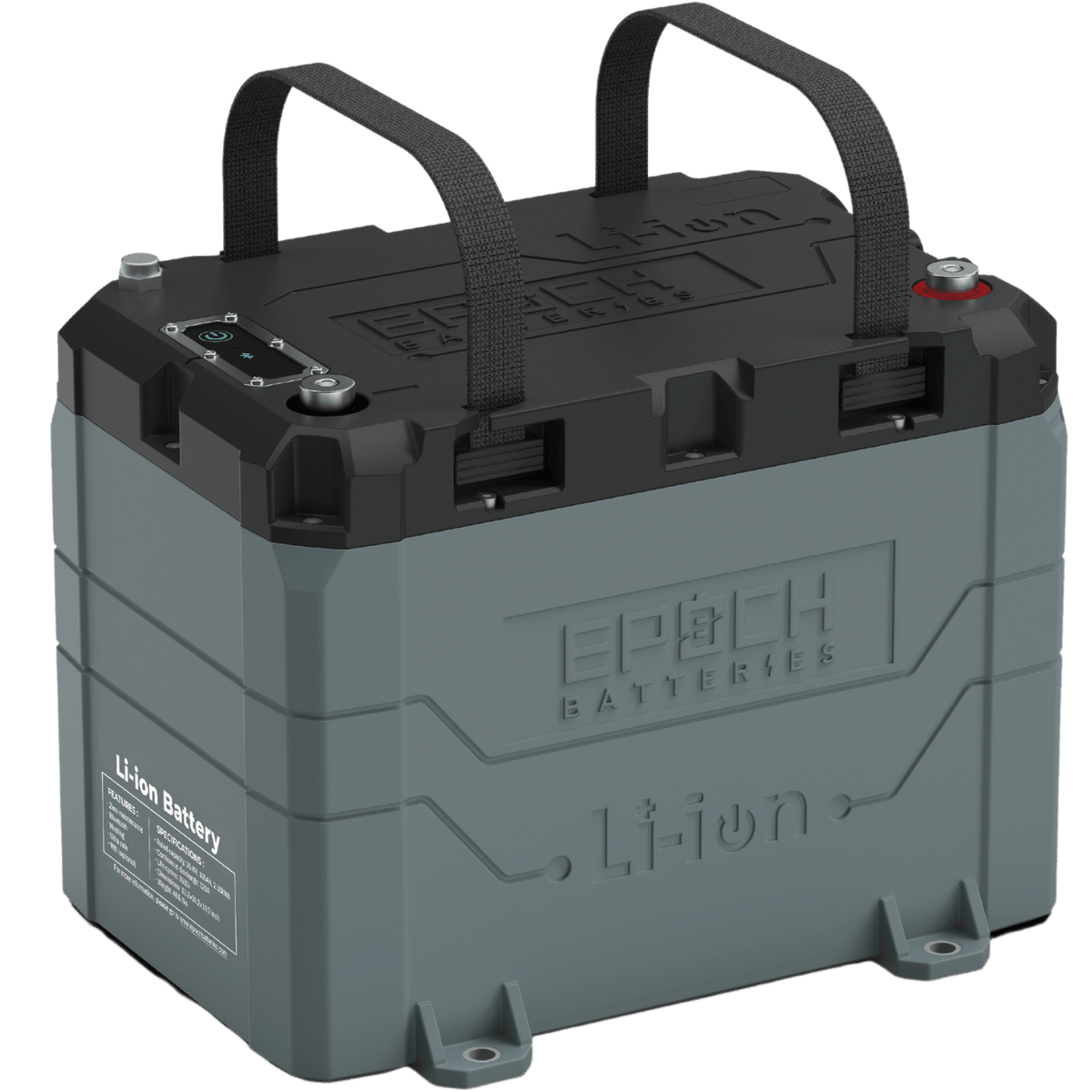 Epoch 24V 100Ah LiFePO4 Lithium Battery - Bluetooth, Heating, Waterproof Epoch Batteries