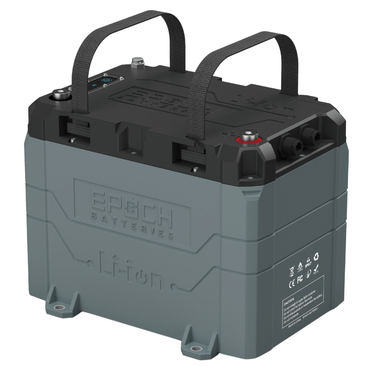 Epoch 24V 100Ah LiFePO4 Lithium Battery - Bluetooth, Heating, Waterproof Epoch Batteries