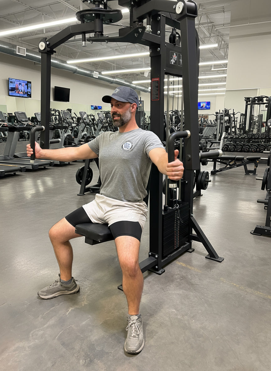 Selectorized Pec Fly & Rear Delt Fly (Pec Deck) w/ 250lb weight stacks (New) Sports & Fitness Exchange