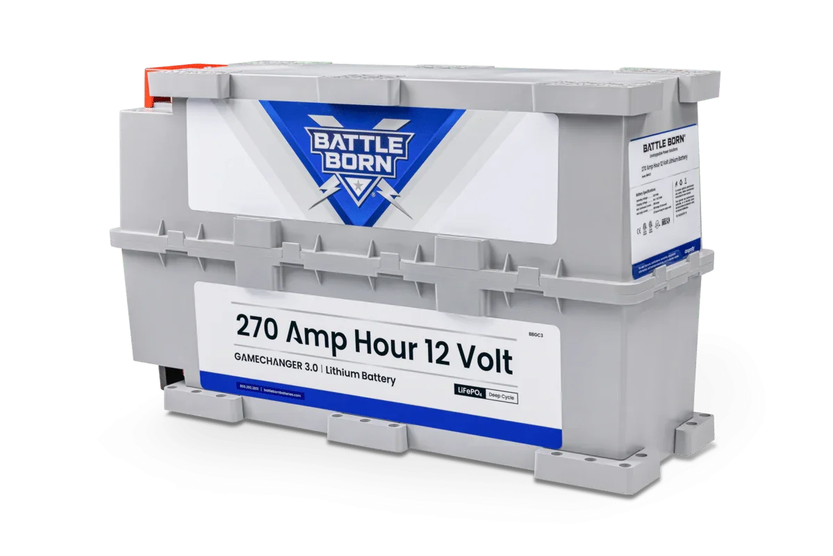 Battle Born 270Ah 12V LiFePO4 Deep Cycle GC3 Battery - Green Vista Living