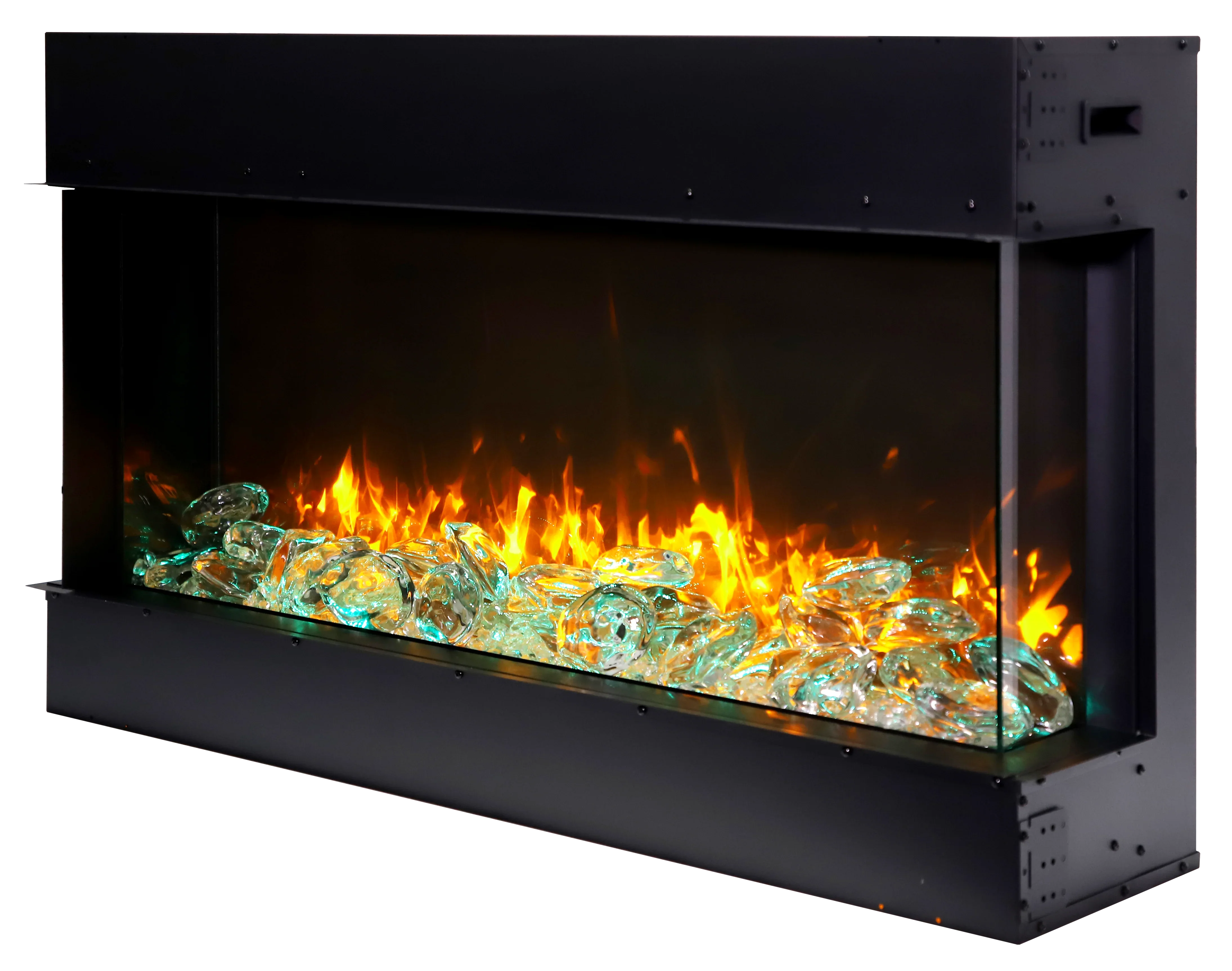 Remii BAY-SLIM 3 Sided Smart Electric Fireplace - Green Vista Living