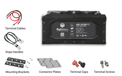 BigBattery 48V HUSKY 2 PWR | 5.12Kwh LiFePO4 – High Power | Golf Cart | UTV | Industrial Battery