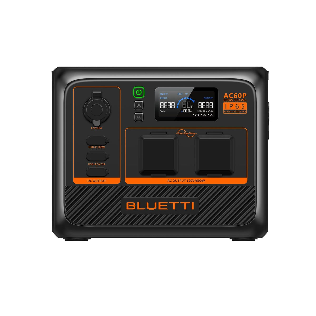 Bluetti AC60P Portable Power Station Solar Generator - Green Vista Living