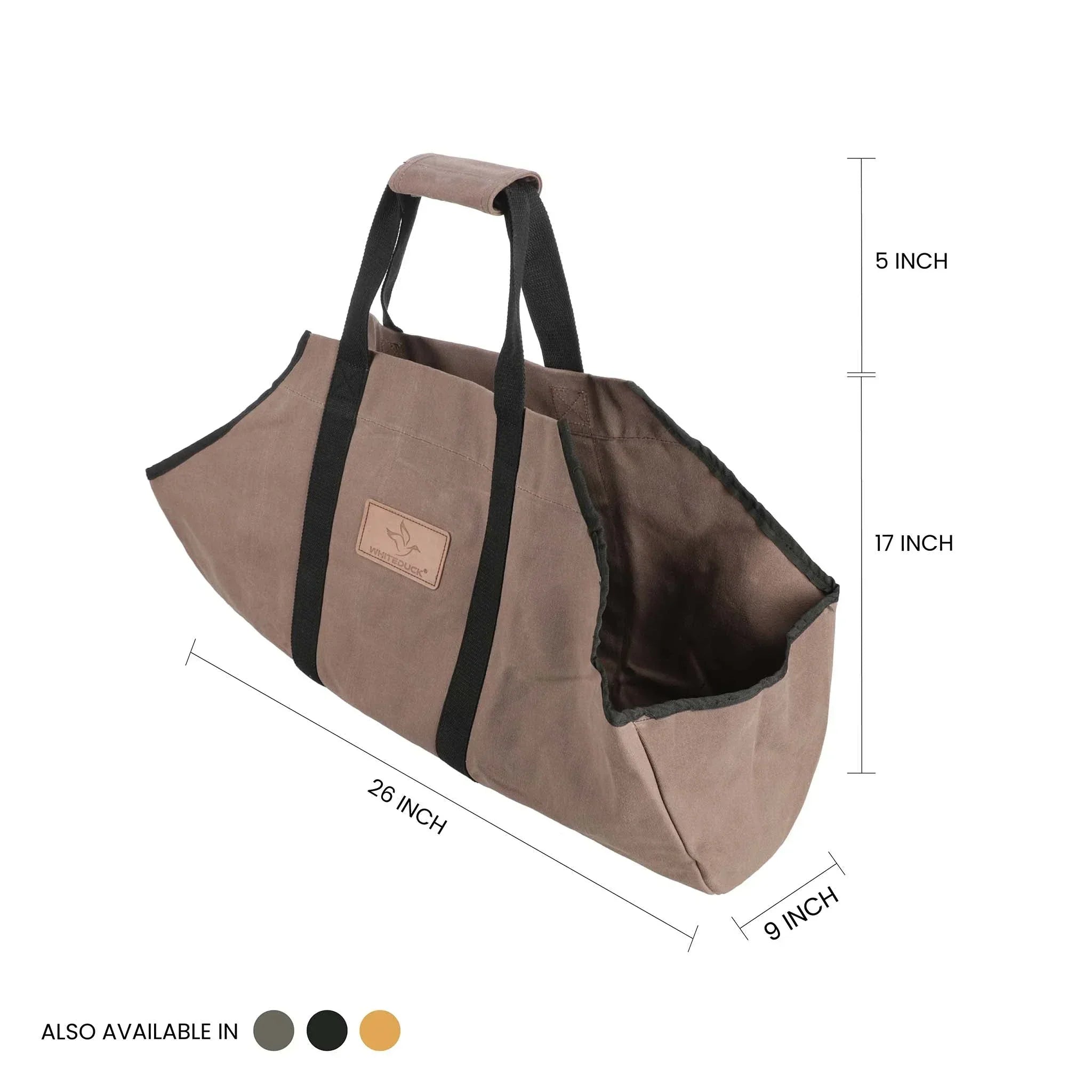 Boat Shape Canvas Firewood Log Carriers - Green Vista Living