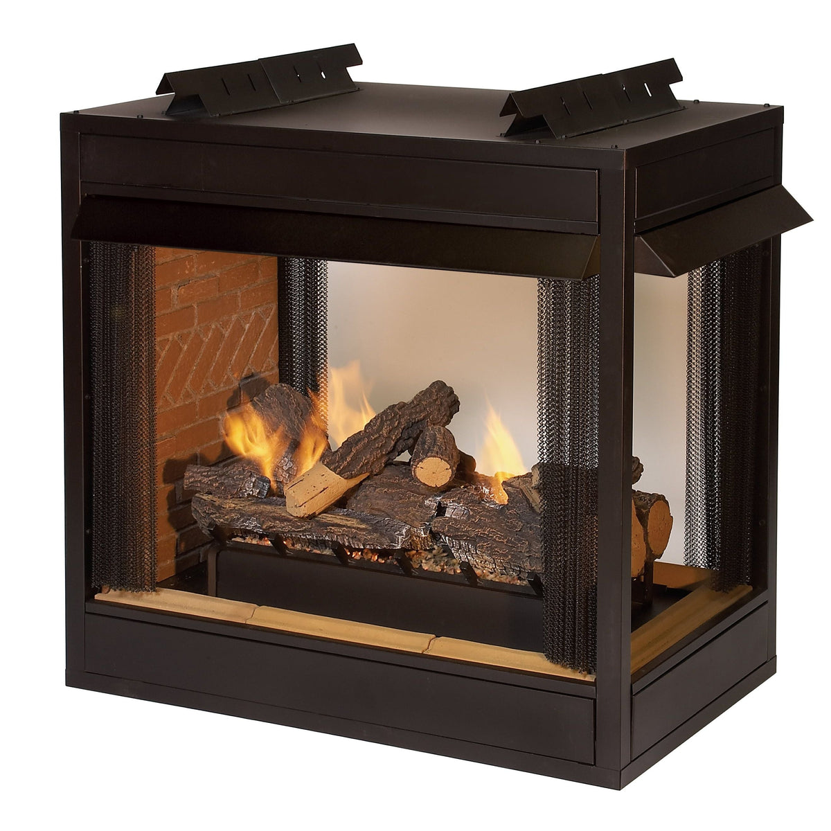American Hearth Empire Breckenridge Premium Peninsula Vent-Free Firebox - 36"