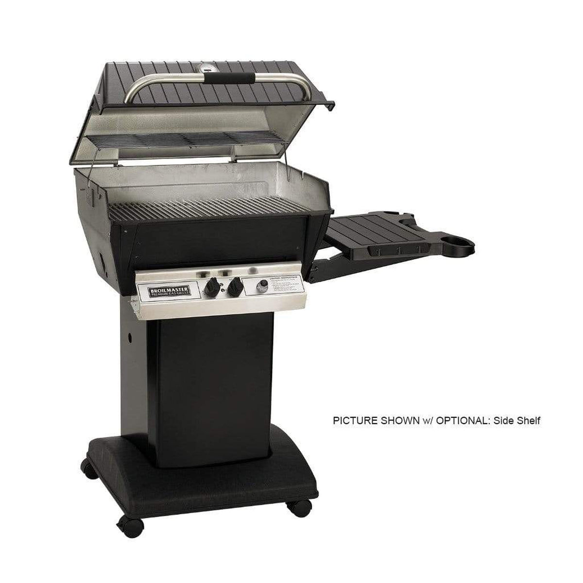 Broilmaster P3X Premium Natural Gas Grill With Black Painted Steel Cart