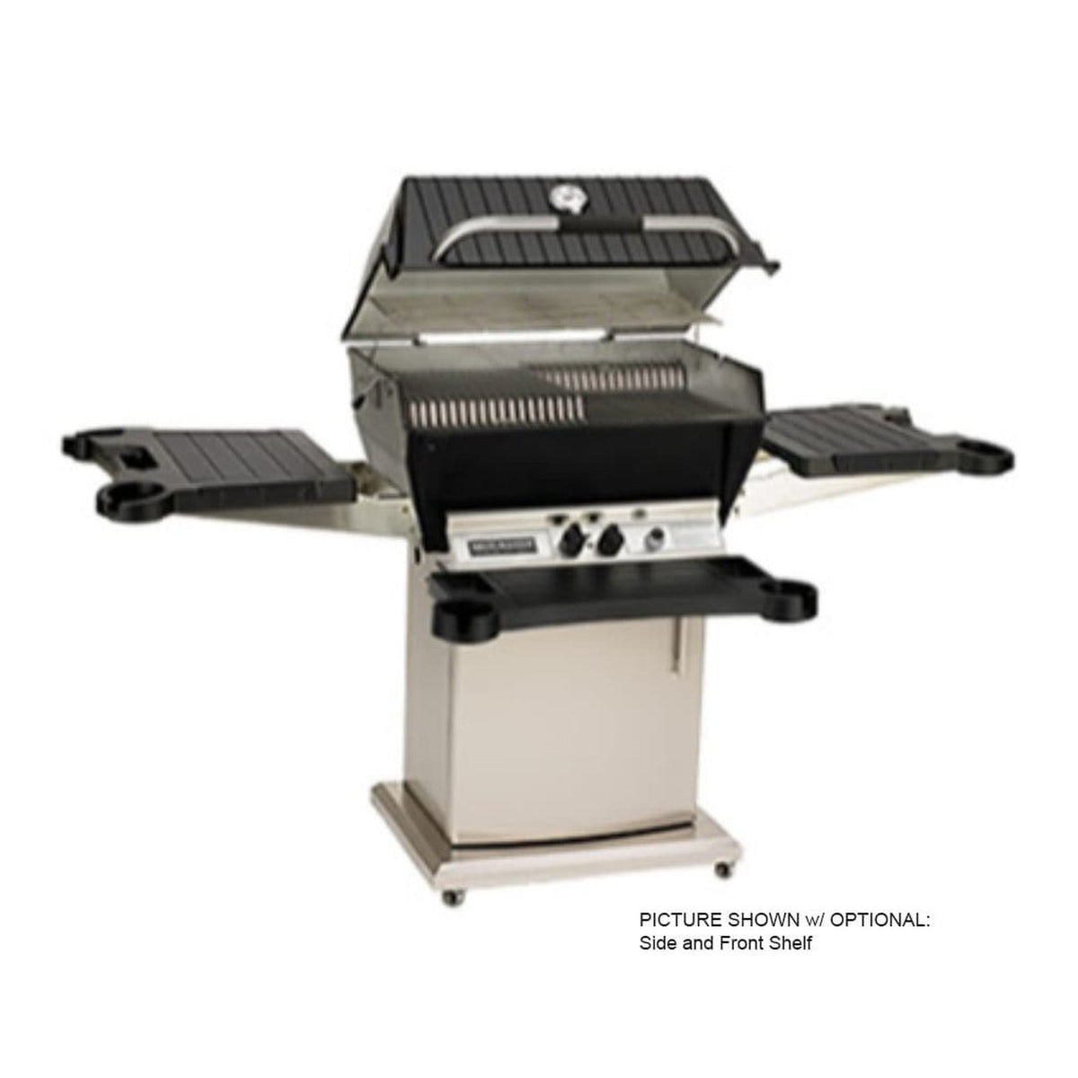 Broilmaster P3X Premium Propane Gas Grill With Stainless Steel Storage Cart