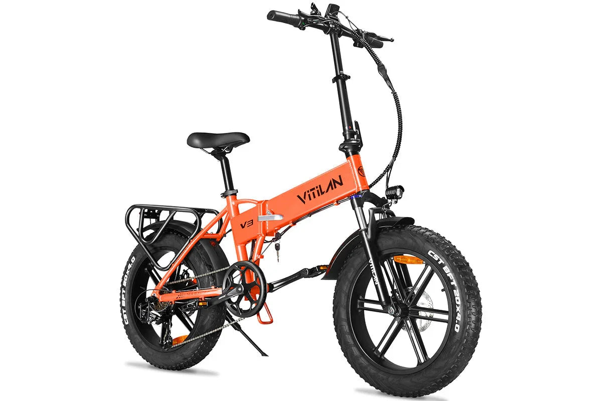 Vitilan V3 2.0 Folding Fat Tires Adult All Terrain Electric Bike Vitilan