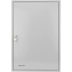 Barska 160 Capacity Fixed Position Key Cabinet with Key Lock, White Tags