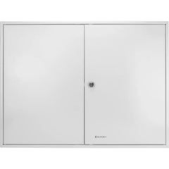 Barska 480 Capacity Fixed Position Key Cabinet with Key Lock, White Tags