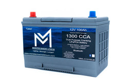 1300CCA 100Ah Dual Purpose Cranking Lithium “Cobra” - Bluetooth - MML-C12V13JB - Green Vista Living