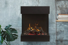 Amantii 2025WM Cube Lumina 3-Sided View Built In Indoor/Outdoor Electric Fireplace - Green Vista Living