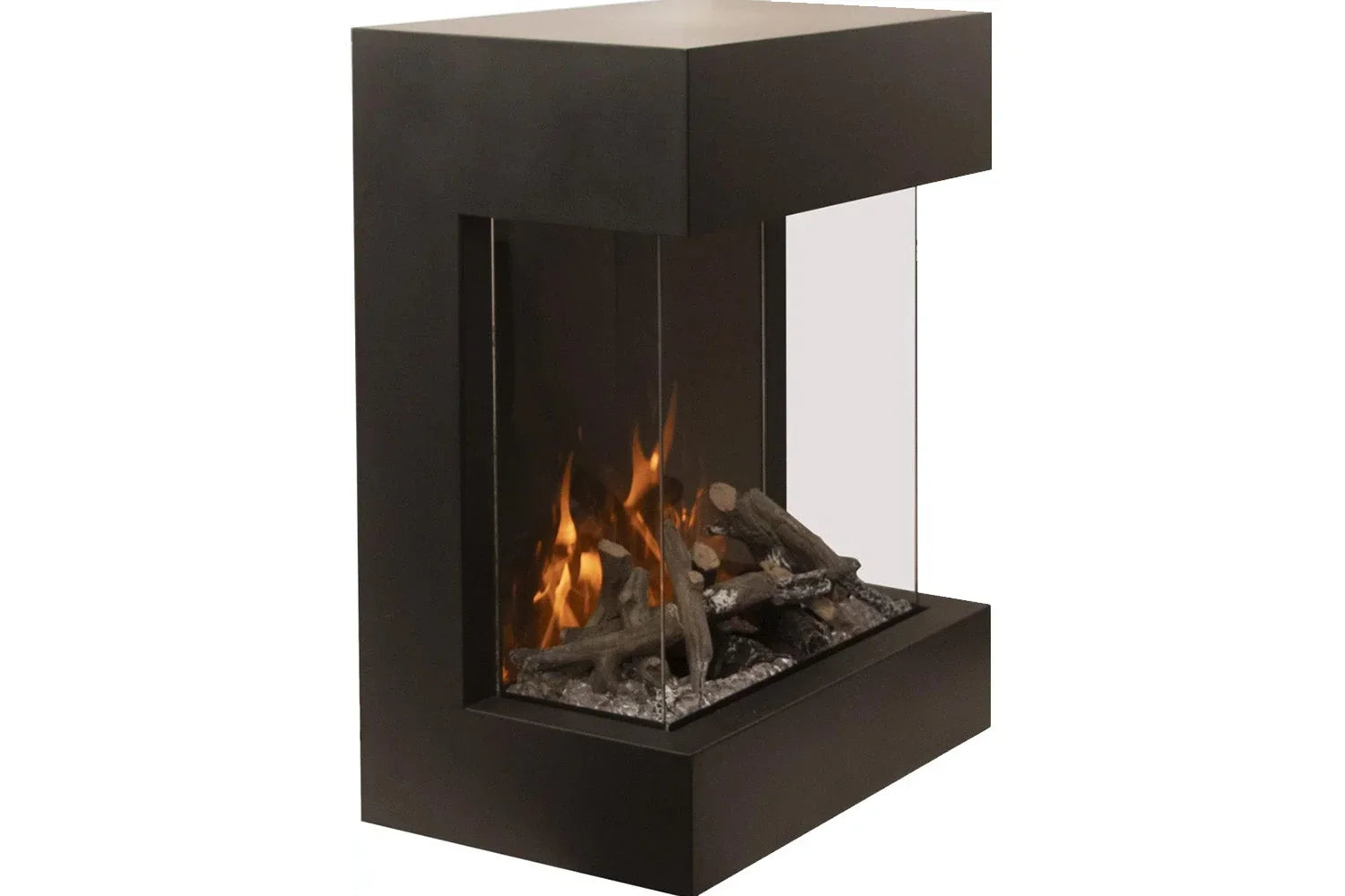 Amantii 2025WM Cube Lumina 3-Sided View Built In Indoor/Outdoor Electric Fireplace - Green Vista Living