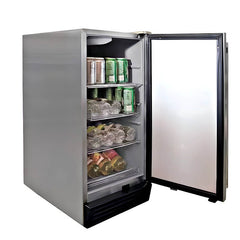 Cal Flame 14-Inch 3.2 Cu. Ft. Outdoor Rated Compact Refrigerator - BBQ10710