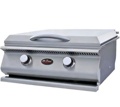 Cal Flame 24-Inch 2-Burner Built-In Gas Hibachi Griddle - BBQ19900P