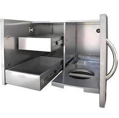 Cal Flame 30 Inch Door & Drawer Combo - BBQ11840P-30