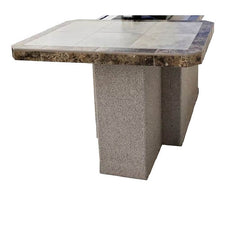 Cal Flame Kauai Q 4 Ft. L-Shaped BBQ Grill Island - BBK402