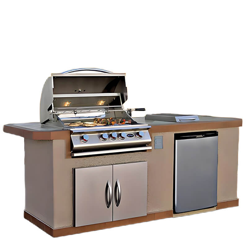 Cal Flame Bel Air Q 8 Ft. BBQ Grill Island - BBK810