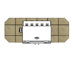 Cal Flame Kona 6 Ft. BBQ Grill Island - BBK601