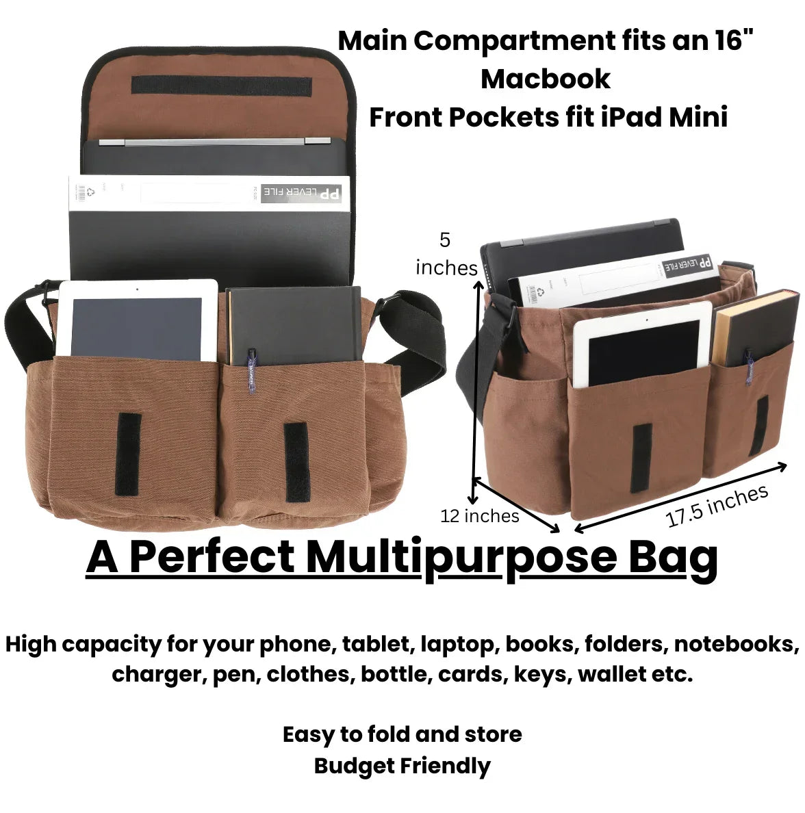 Filios Messenger Bag - Green Vista Living