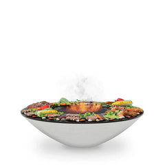Arteflame XXL 40" Platinum Edition Fire Pit With Cooktop - Green Vista Living