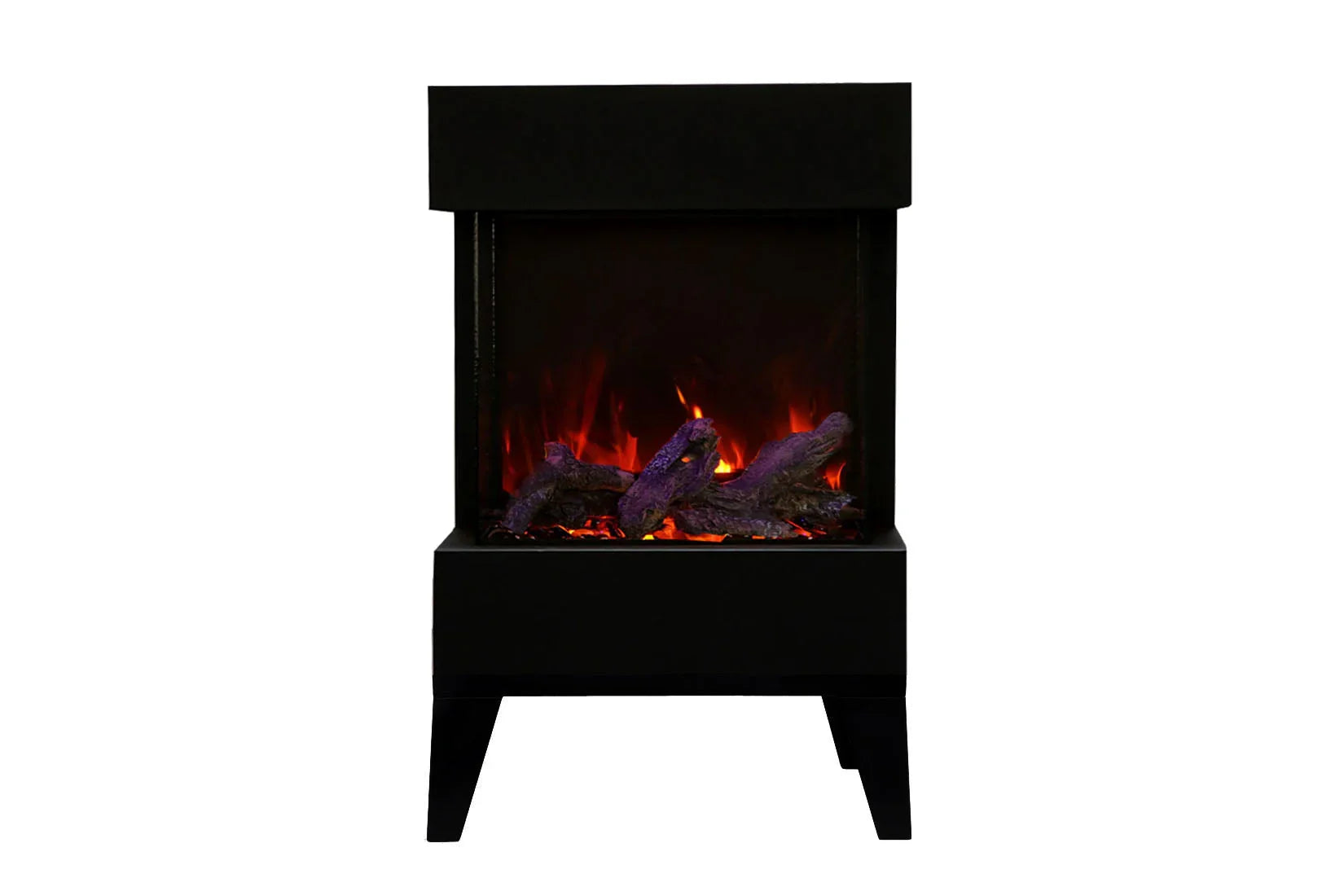Amantii 2025WM Cube Lumina 3-Sided View Built In Indoor/Outdoor Electric Fireplace - Green Vista Living
