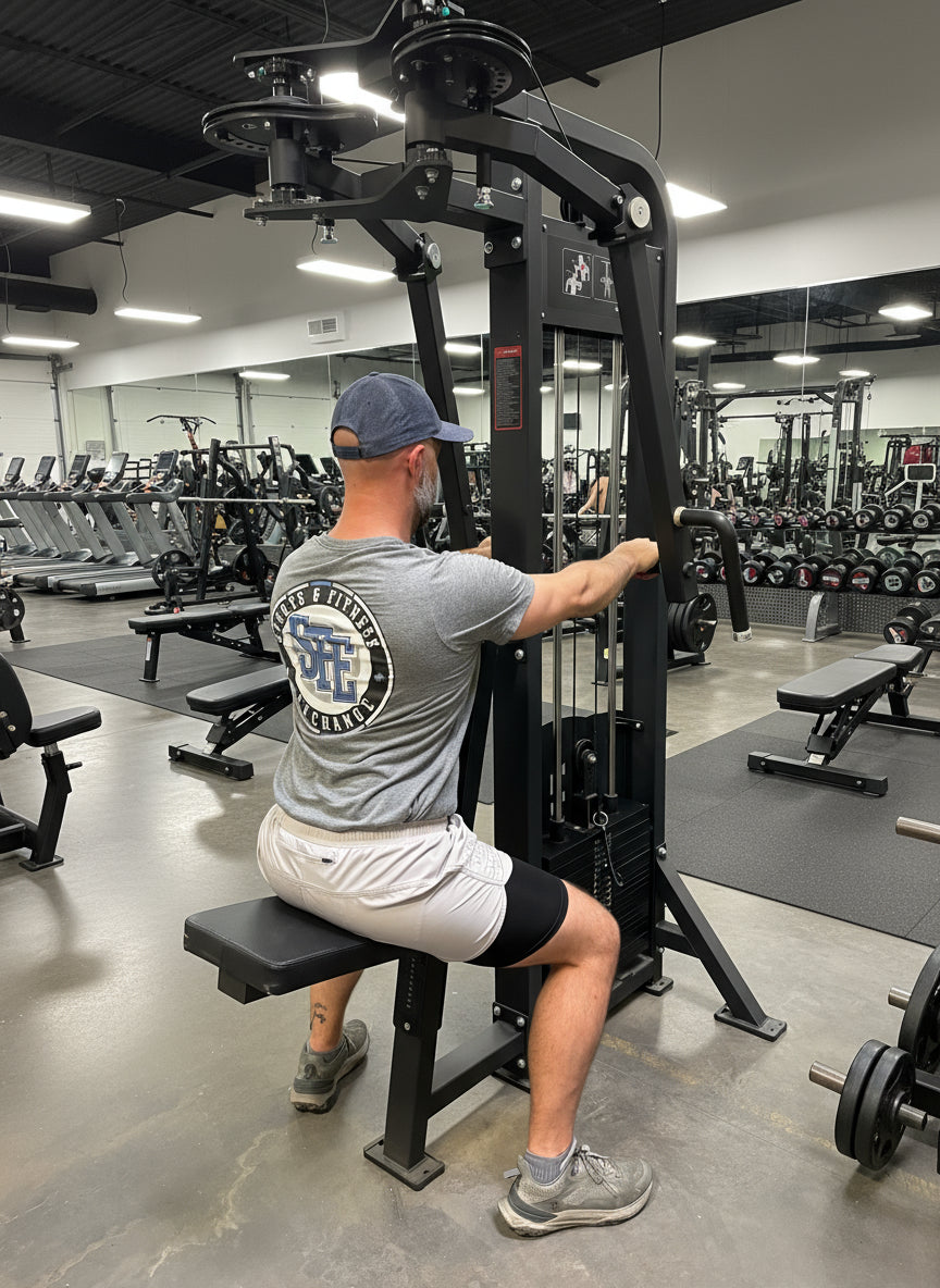 Selectorized Pec Fly & Rear Delt Fly (Pec Deck) w/ 250lb weight stacks (New) Sports & Fitness Exchange